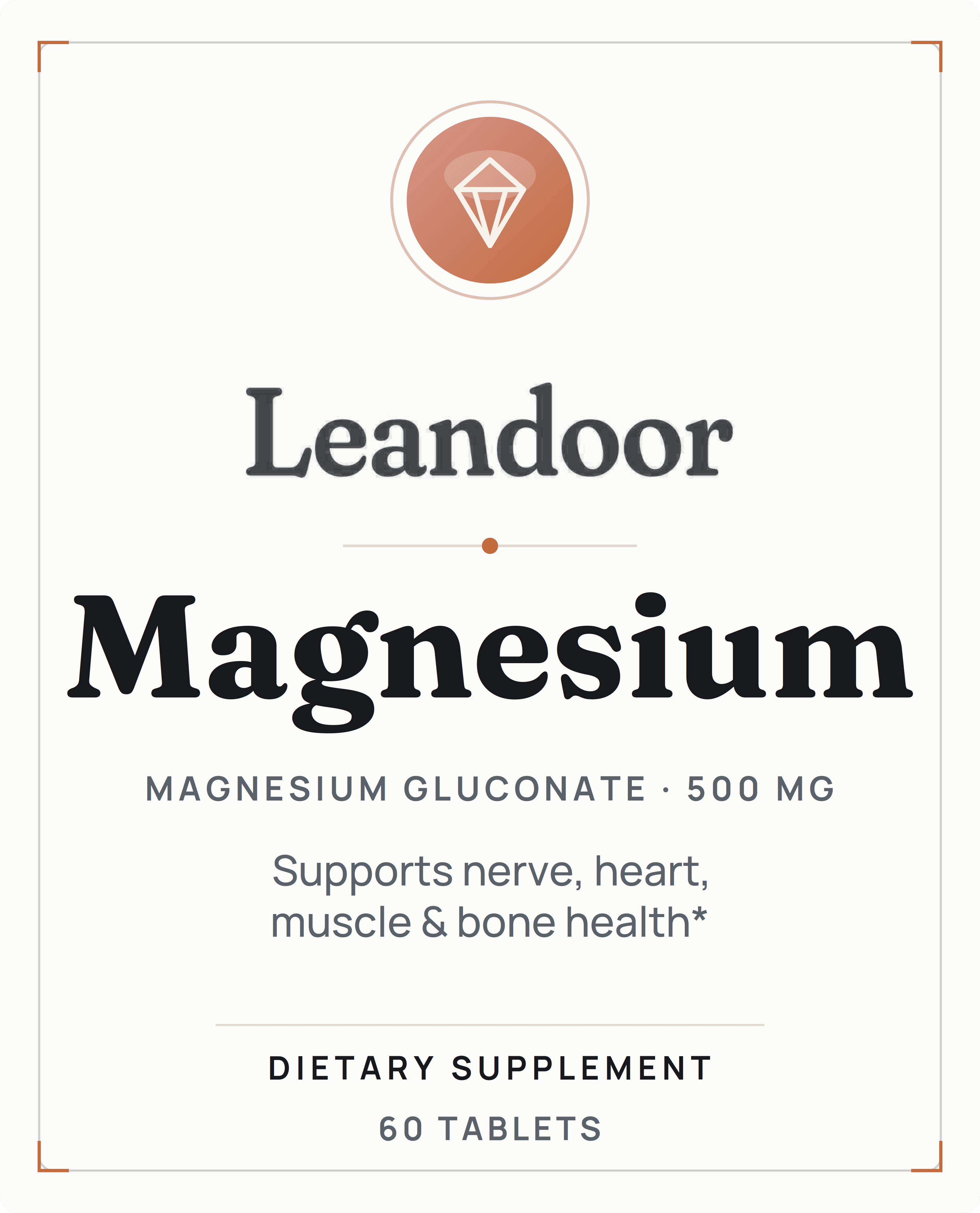 Leandoor Magnesium · 60 — front