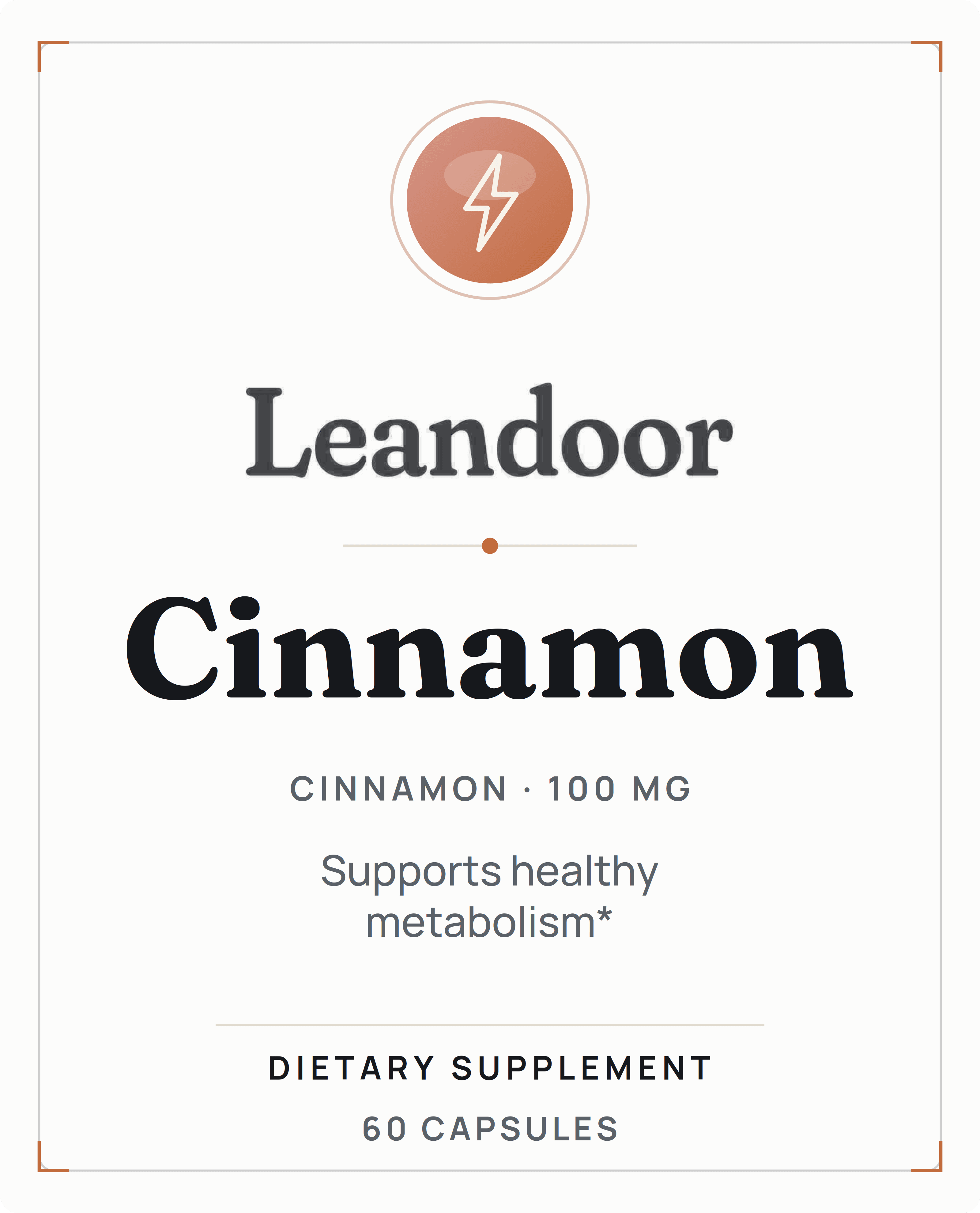Leandoor Cinnamon · 60 — front