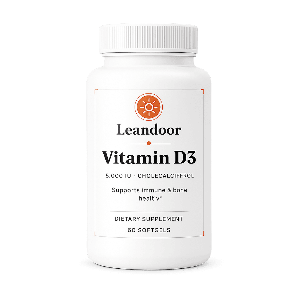 Leandoor Vitamin D3 5,000 IU · 60