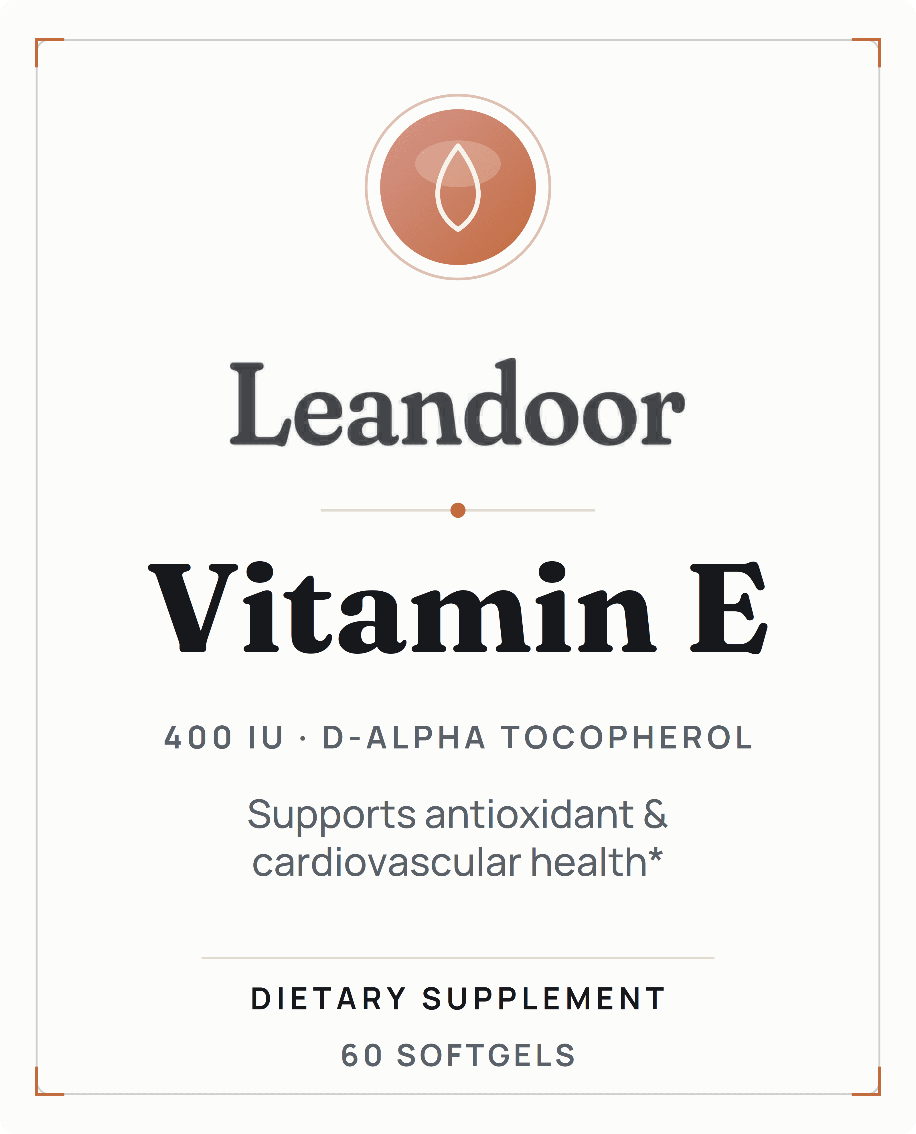 Leandoor Vitamin E · 60