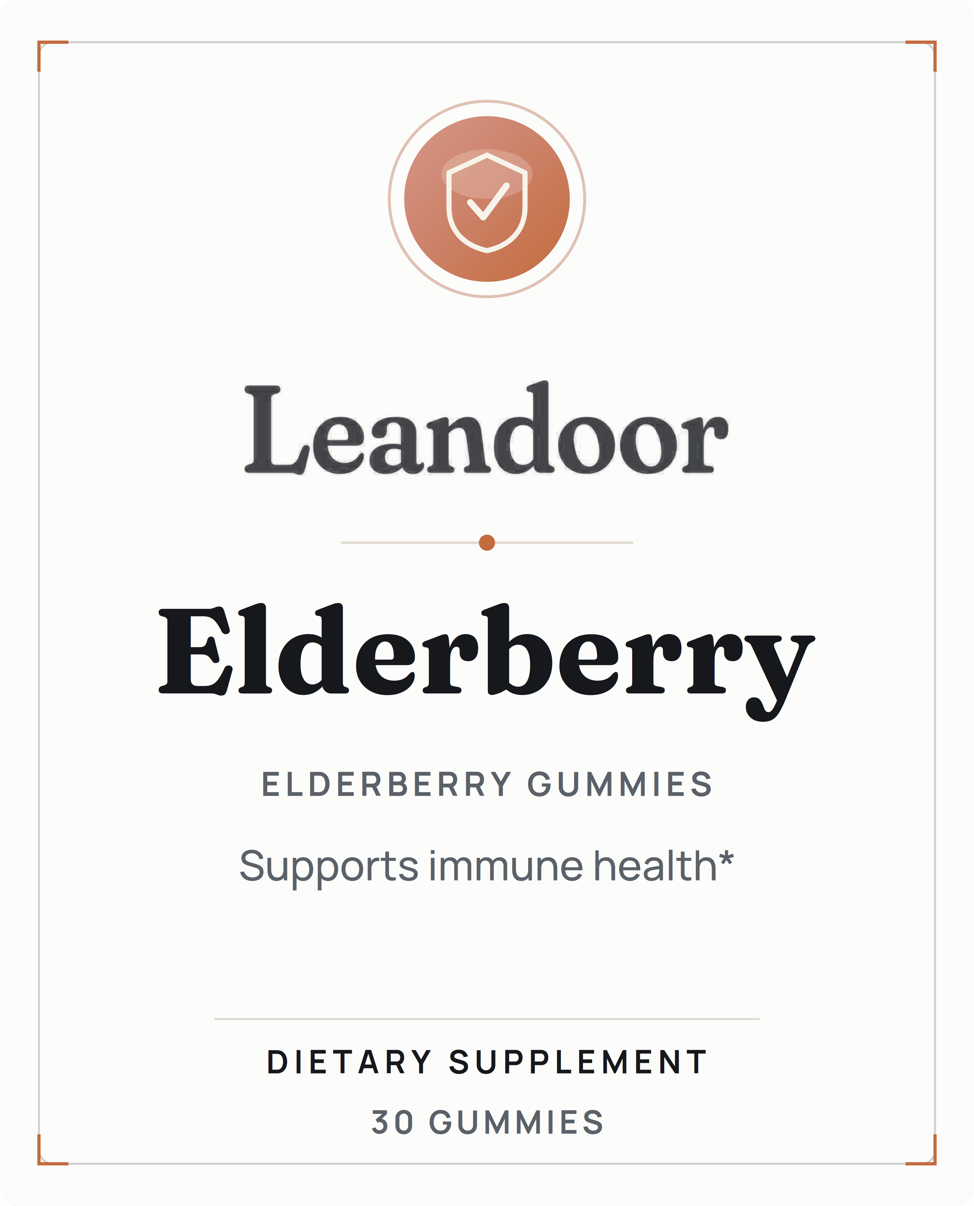 Leandoor Elderberry Gummies · 30