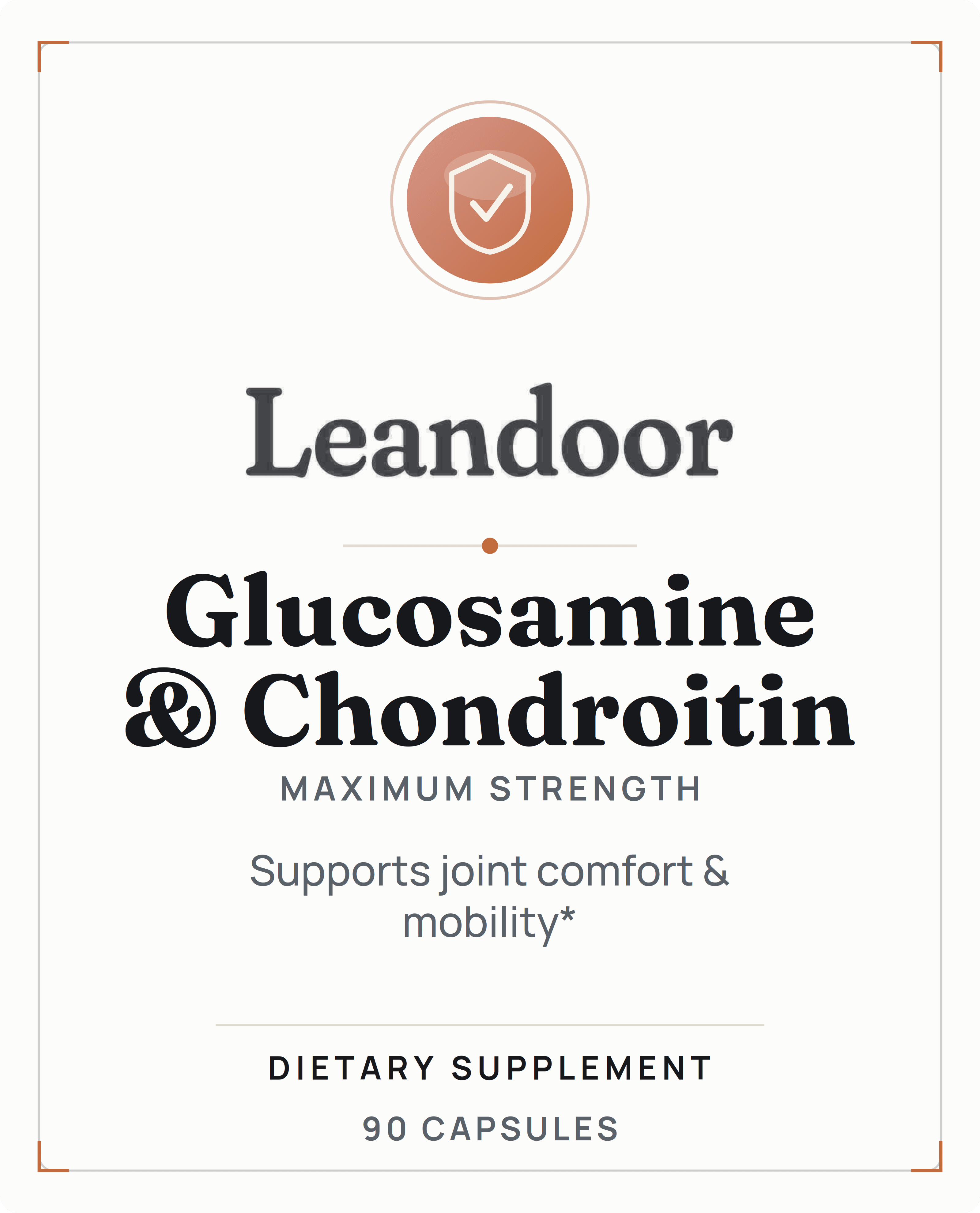 Leandoor Glucosamine & Chondroitin · 90