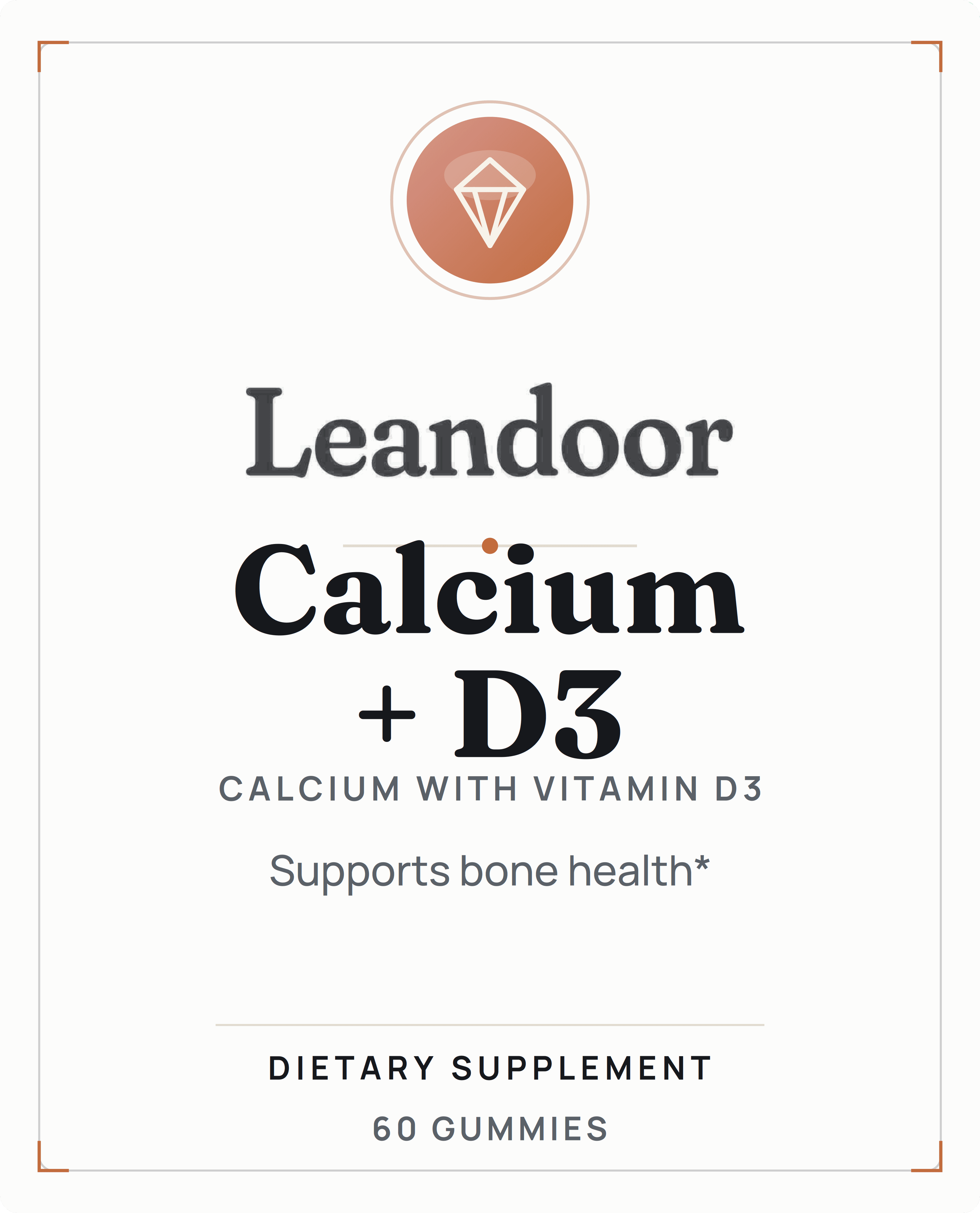 Leandoor Calcium + D3 · 60