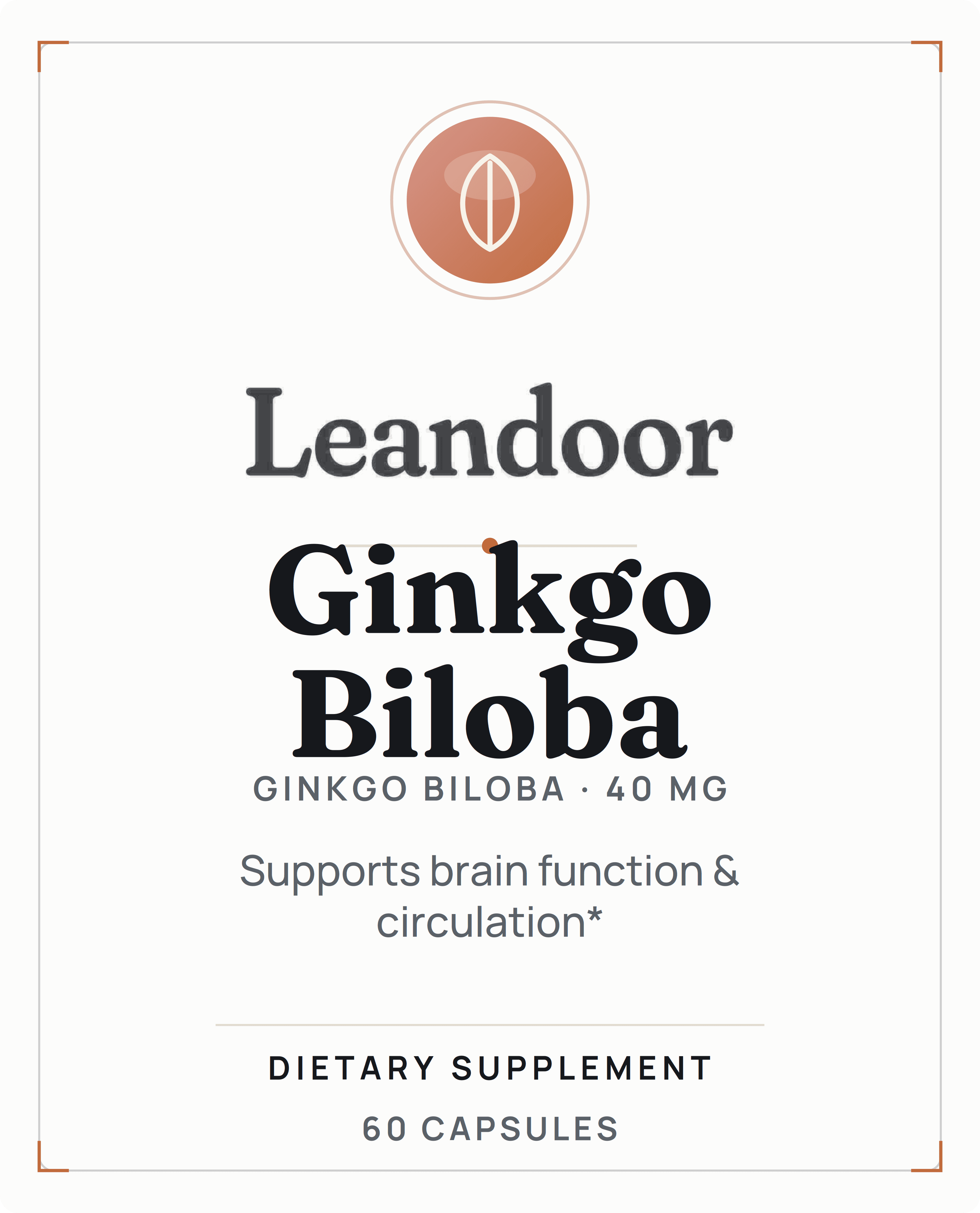 Leandoor Ginkgo Biloba · 60